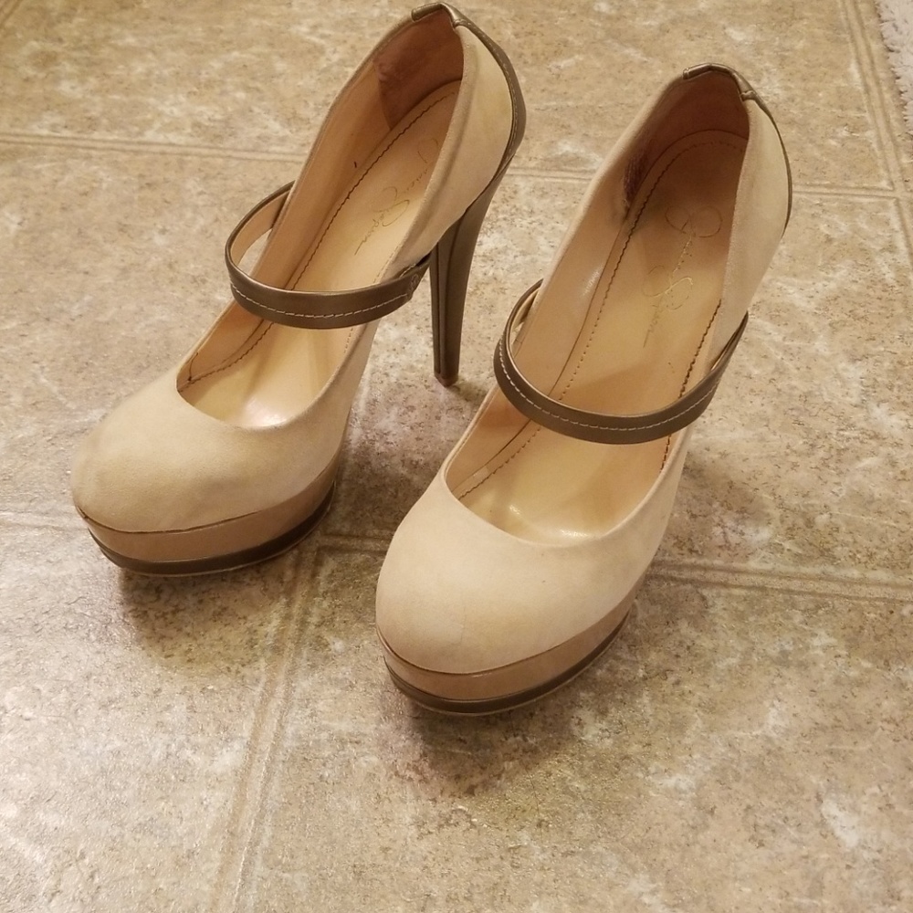 Jessica Simpson platform heels